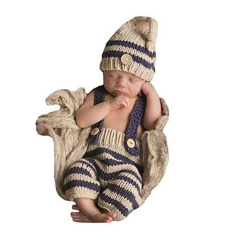 Newborn Crochet Knit Baby Costume Photo Photography Boys Girls