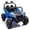 Blue, variant on Joyracer 12 Volt Ride on Toys, Cute Battery Powered Toys for Kids, Power Car Wheels with LED Lights, Music, Horn, Safety Belt, Red