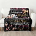 thumbnail image 2 of YELEE Friend Gifts for Women Birthday Unique, Cozy Personalized Blankets for Sister Gifts from Women Friend, Womens Gifts Ideas Love Birthday Blanket(50x60), 2 of 3