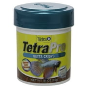 Tetra TetraPro Betta Crisps, .81 oz, Fish Food with Natural Color Enhancer