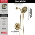 thumbnail image 2 of Delta Linden 17 Series Shower Trim - T17294-CZ-I - Champagne Bronze, 2 of 10