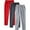 Red, variant on ZQUUVOU Mens Sweatpants With Pockets 3 Pack Fleece Casual Jogger For Men Athletic Pants With Drawstring Navy
