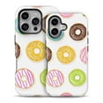 thumbnail image 2 of DesignSkinz Scratch-Resistant Hard Slim Case Compatible with iPhone 16 Pro Max (Compatible with MagSafe) - Yummy Colored Donuts, 2 of 9
