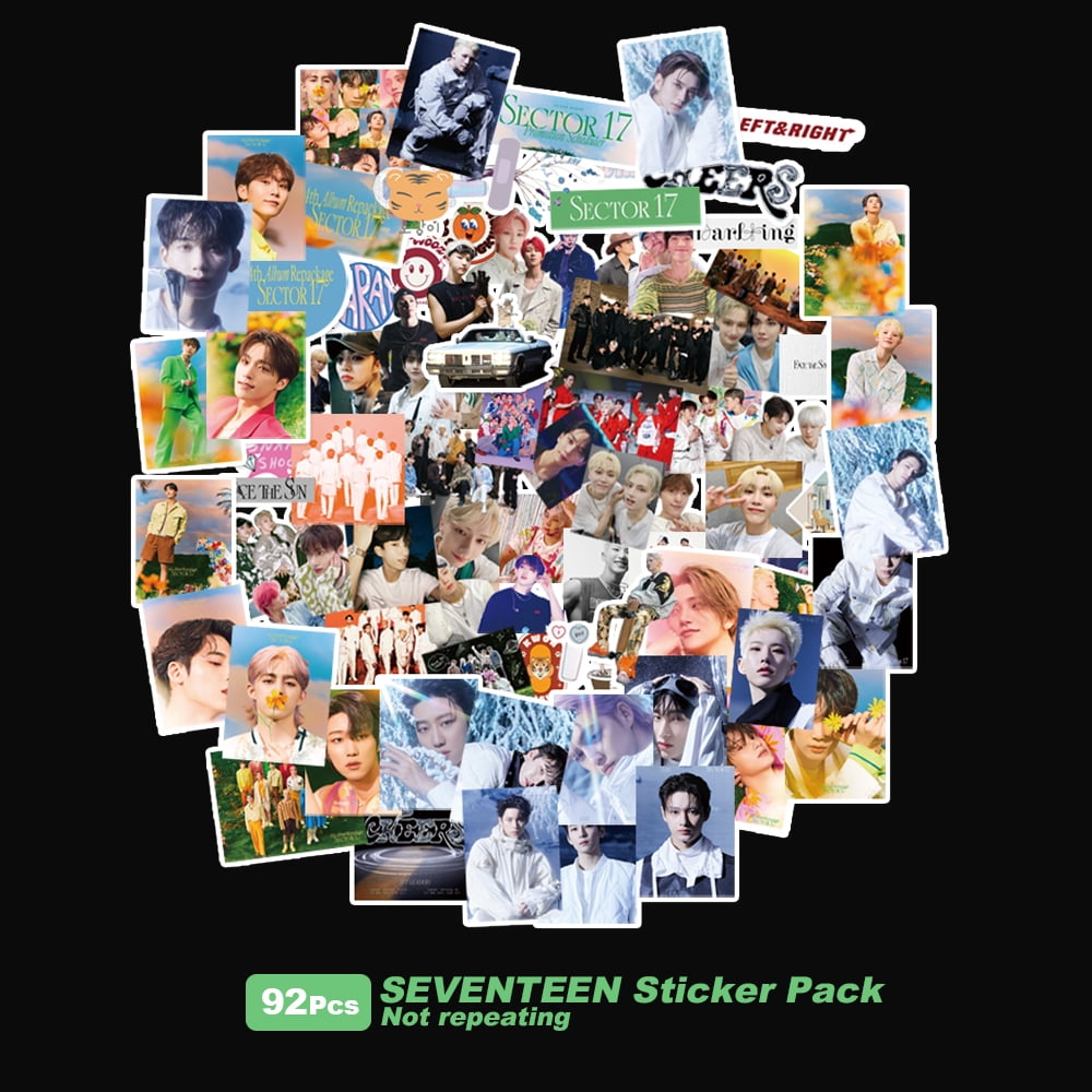 92 Pcs SEVENTEEN Sticker Pack 2022 SEVENTEEN SECTOR17 Album
