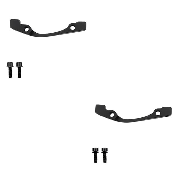 Toystoory Disc Brake Aluminum Alloy Upgraded Fittings Mount Screws Handy Conversion Caliper Installation Adapter Bolts High-strength Seat 2piezas