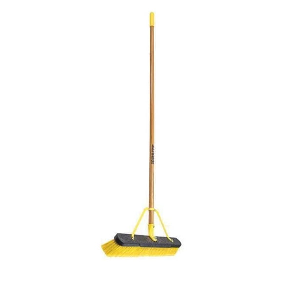 QUICKIE 857SUS Push Broom,60" Handle L,24" Broom W