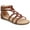 Brown, variant on Womens Genneva Flat Sandals, Widths Available