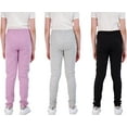 thumbnail image 4 of Star Ride Girls 3 Pack Jogger Sweatpants Size 5-16, 4 of 4