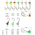 thumbnail image 4 of Juego de anzuelos de pesca Naiovety 100 uds Multicolor Anzuelo de cabeza Señuelo de Maggot Grub, 4 of 6