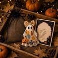 thumbnail image 6 of Izexuh 2D Acrylic Ghost Tabletop Ornament, Halloween Home Decor, Flat Silhouette Cutout with Sturdy Stand for Shelf Desk Mantel and Party Room Display, 6 of 6