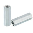 thumbnail image 1 of Unique Bargains M12x19x50mm Coupling Nuts, Galvanized Carbon Steel, 5 Count, 1 of 4