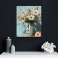 thumbnail image 4 of ZFLMY Vase Flowers Shelf Canvas Wall Art Decor for Home Living Room Bedroom Office, Modern Wall Pictures for Bathroom Kitchen, Unique Wall Decor Accent, Set of 2, 12x16/16x20 Inches 16x20in, 4 of 5