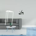 thumbnail image 2 of Mesita de noche,Mesa auxiliar de acrílico transparente,mesa auxiliar transparente de 2 niveles,Mesa pequeña de acrílico,mesita de noche pequeña,compacta,Estatua de reno,Estatua de reno, 2 of 8