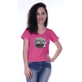 thumbnail image 3 of Moomaya T-shirt à Manches Courtes pour Femmes avec Col Rond, Écusson à Paillettes, Coupe Décontractée - X2, 3 of 7