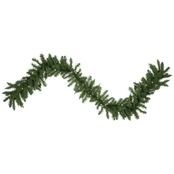 Northlight Pre-Lit Winona Fir Artificial Christmas Garland - 9' x 12" - Warm White LED Lights