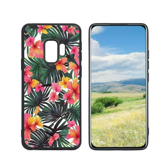 Tropical-358 Phone Case, Degined for Samsung Galaxy S9 Case Men Women, Flexible Silicone Shockproof Case for Samsung Galaxy S9