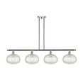 thumbnail image 5 of 516-4I-BAB-G555-10CL-Innovations Lighting-Ithaca - 4 Light Stem Hung Island In Industrial Style-10 Inches Tall and 48.25 Inches Wide-Black Antique, 5 of 7