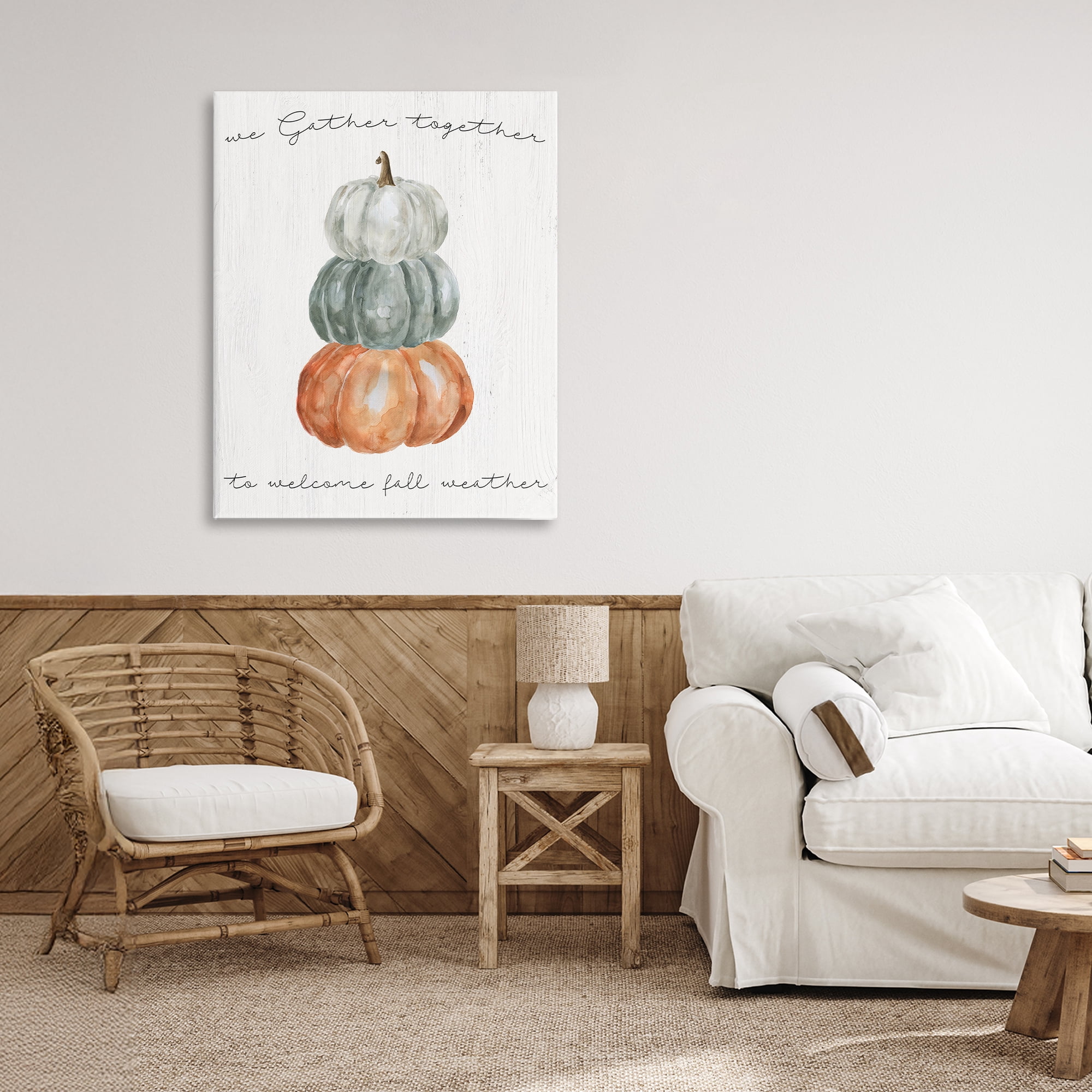Stupell Industries Gather Together Fall Weather Canvas Wall Art, design by Livi Finn