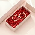 thumbnail image 5 of DESIGNICE 2Pairs Hoop Earrings,Stainless Steel Teacher Earrings,Art-Inspired Design Summer Earrings for Women,Style2, 5 of 7