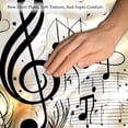 thumbnail image 3 of 2 Pack Throw Pillow Covers Music Note Staff Print Decorative Pillow Cases Home Decor Square 18x18 Inches Pillowcases, 3 of 7