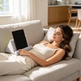 thumbnail image 5 of Tepsmf Tablet Pillow Stand & iPad Holder, Home Decor Gift for Book Lovers, Multi-Angle Cozy Accent with Storage for Lap, Desk & Bed, Perfect for Readers, 5 of 6