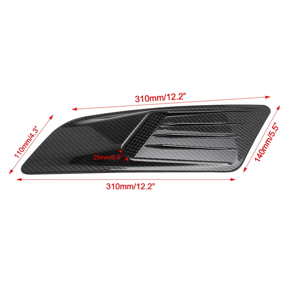 For Mercedes-Benz W204 C200 C250 C300 Front Engine Hood Air Flow Intake Scoop Bonnet Vent Cover Trim Decoration Car Accessories