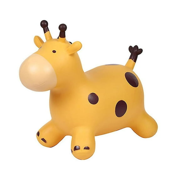 Kids Inflatable Giraffe Space Hopper Bouncer Indoor Outdoor Ride On Jumping Sound Animal Toys Gift