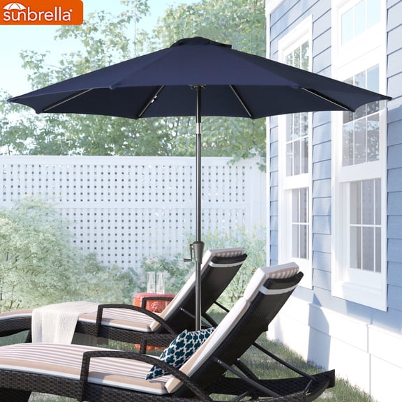 Ulax Furniture 9 ft Outdoor Market Umbrella
