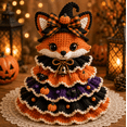 thumbnail image 3 of Halloween Crochet Tabletop Decor DIY Kit – Beginner-Friendly Yarn Craft Set with Pumpkin Bat Accents, Stitch Your Own Spooky Character, Seasonal Home Decoration Gift,Bat, 3 of 8