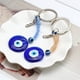 thumbnail image 3 of 2 piezas Evil Eye Key Chain Creative Glass Key Key Key Bag Bag Solging Decor, 3 of 6
