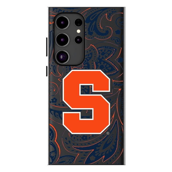Keyscaper Syracuse Orange Paisley Galaxy Magnetic Bump Case