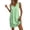 Mint Green D, variant on Stamzod Women's Summer Sundress Casual V Neck Sleevless Floral Mini Dress Plus Size Beach Dresses with Pockets Pink B L