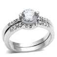 thumbnail image 5 of 2-Piece Women's Wedding Ring Set with CZ - Size 5 (Pack of 3), 5 of 5