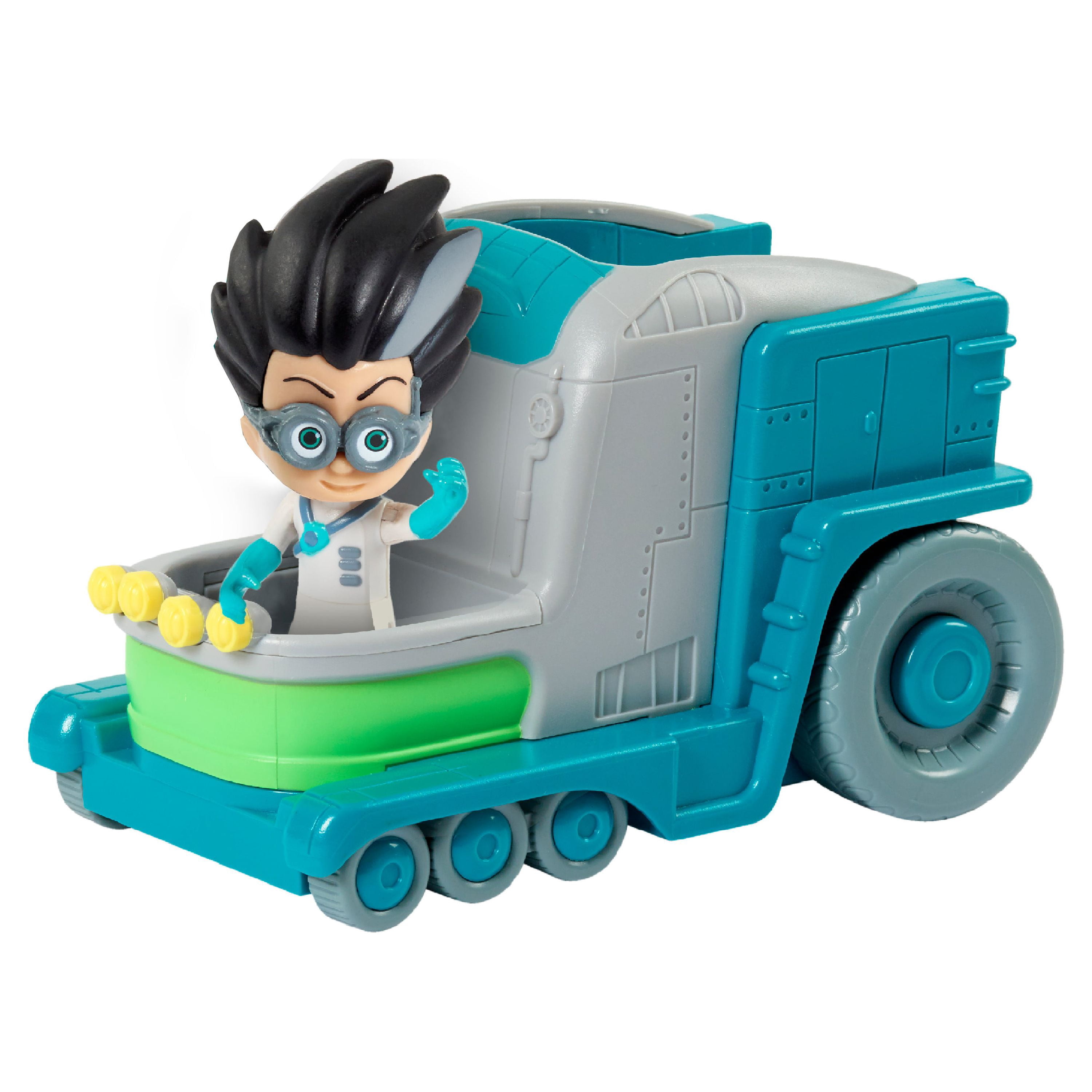 PJ Masks Vehicle Romeo & Romeo's Lab, 2-Piece Figure and Vehicle Set,  Kids Toys for Ages 3 Up, Gifts and Presents