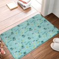 Cauagu Hawaiian Style Print Front Door Mat for Indoor Entrance 16x24