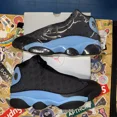 thumbnail image 4 of Ni - ke Jordan 13 Men's Retro Black/University Blue-White Size 12 DJ5982 041, 4 of 5