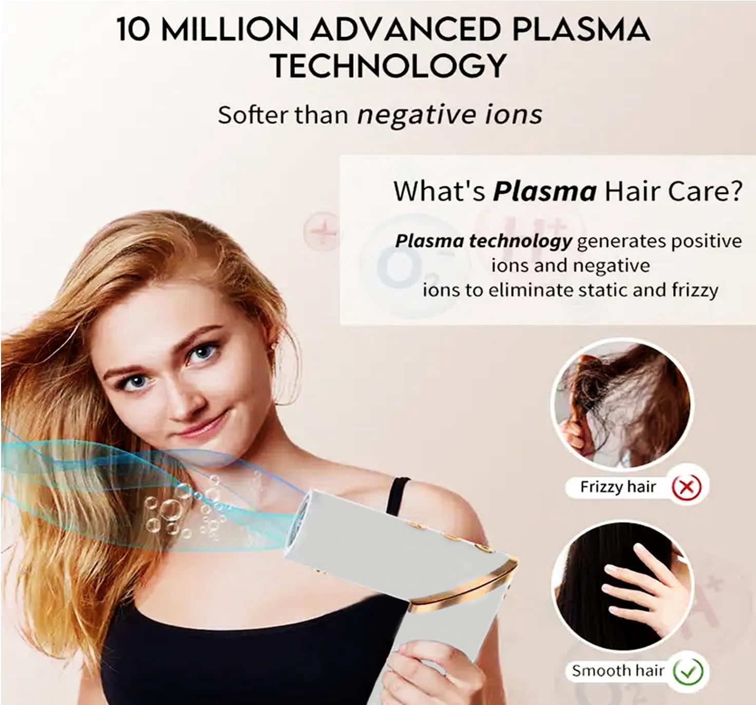 9 in 1 Hair Styler & Blow Dryer Set – New Hair Dryer with Auto Curling Technology, Diffuser, Left & Right Air Curlers, Curling Brush, Straightener Brush & Nozzle