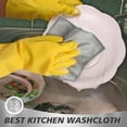 thumbnail image 5 of Silver Mesh Dish Cloths Wire Dish Washing Rags Magic Cleaning Cloths Stainless Steel Metal Cloth for Dishes Sinks Counters Stove Tops Easy Rinsing 7.87x7.87 Inch 20 Pack, 5 of 8