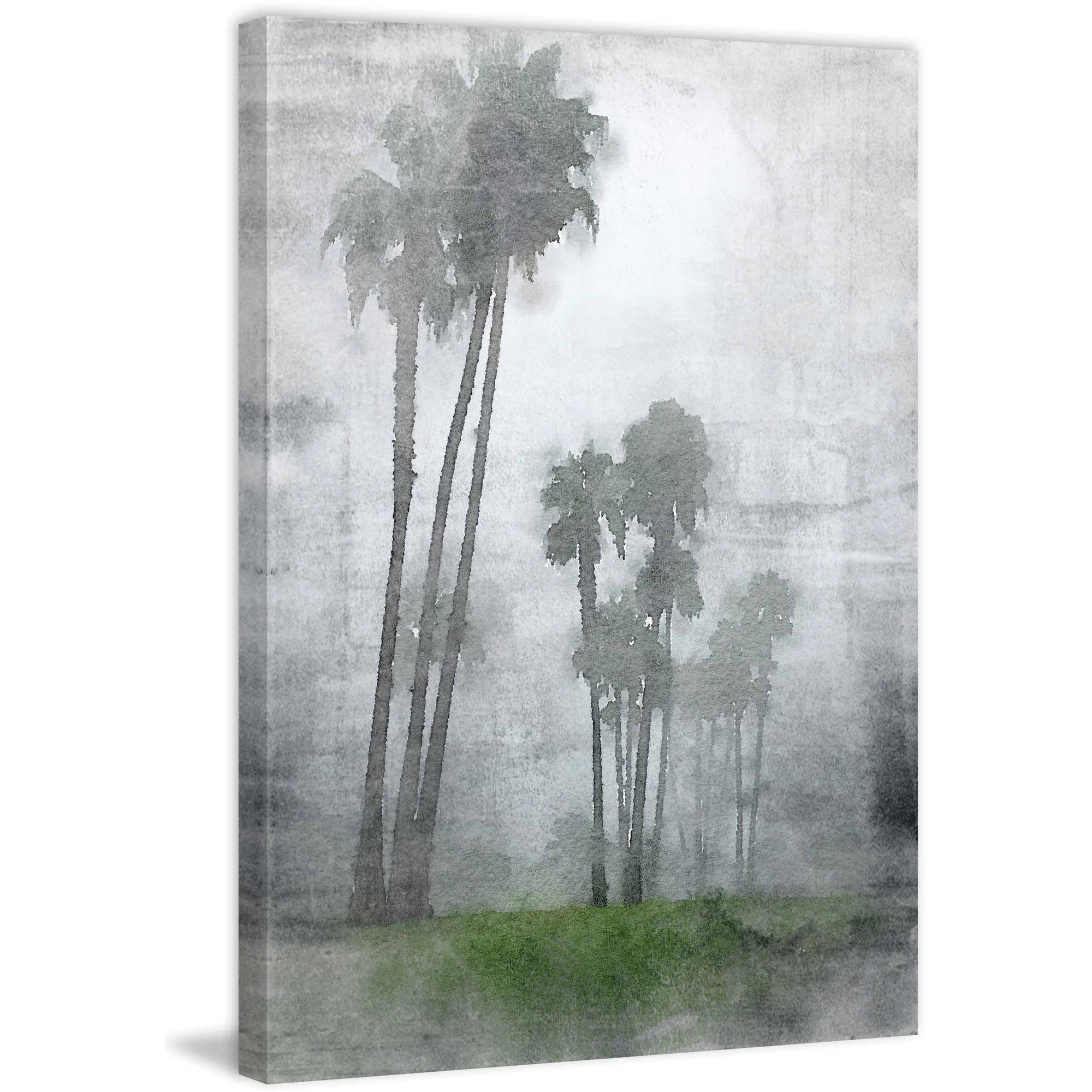 "A Foggy Morning" Painting Print on Wrapped Canvas