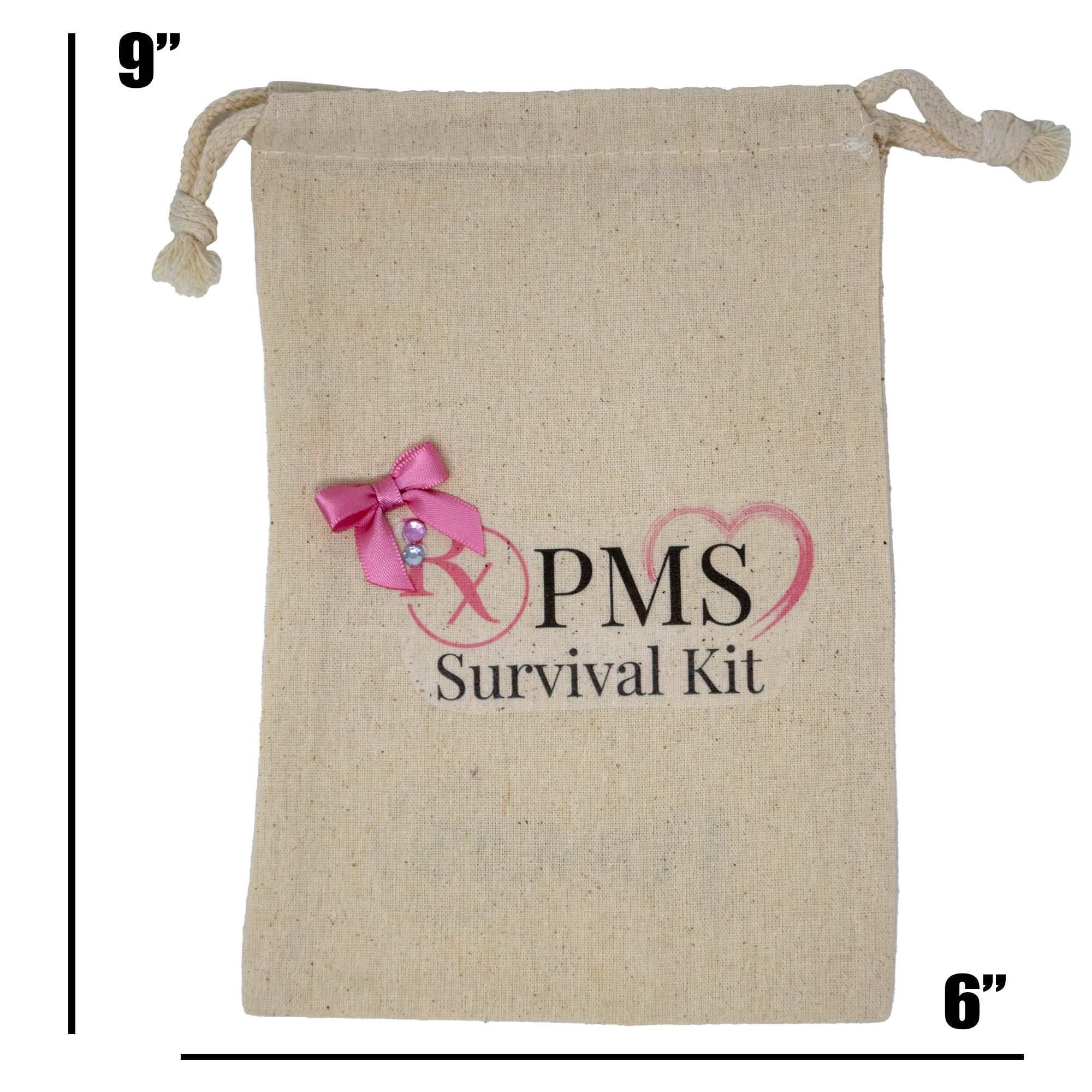 PMS Survival Kit for Shark Week Relief. Funny Comfort Care Package