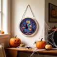 thumbnail image 4 of Halloween DIY Acrylic Puzzle Suncatcher Stained Glass Transparent Window Hanging Ornament With Metal Chain, 4 of 4