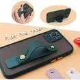 thumbnail image 4 of 2pcs Portable Telescopic Finger Strap Bracket Universal Silicone Phone Holder with Expanding Stand Stick-on Cell Phone Grip Holder with Stretching Loops for iPhone Android Smartphone (Matcha Green), 4 of 8