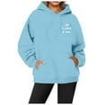 thumbnail image 2 of I Am A Child Of God Christian Hoodie for Women Y2K Cute Hoodies with Pockets Hooded Sweatshirt Hoodie Women Pullover, 2 of 4