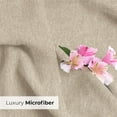 thumbnail image 5 of CGK Linens Ultra Soft & Comfy Pillowcases Set of 2 - King Size Hotel Quality Breathable 2-Piece Pillow Covers, Heathered Beige, 5 of 6