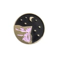 thumbnail image 3 of Broche Ronde Montagne Étoiles Lune Broche Corsage Lune Épingle en Alliage de Zinc Badge Rond Accessoires de Bijoux Randonnée, 3 of 9