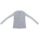 thumbnail image 3 of MHFRRA Cárdigan de Punto Acanalado con Doble Cremallera para Mujer, Top Corto Ajustado con Cuello Gris, 3 of 3