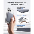 thumbnail image 3 of OS-Baseus PicoGo AM41 Ultra-Slim Magnetic Power Bank 5000mAh 20W Cosmic Black (Includes Simple Braided Cable USB-C to USB-C 60W 30cm Black), 3 of 5