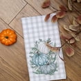 thumbnail image 3 of 2 Pack Fall Kitchen Towels Dish Towels, 16x24 Inch Seasonal Cloth Tea Towel Pumpkin Buffalo Plaid Thanksgiving Hand Towel Dishcloth Autumn Cloth Towel for Farmhouse Home Housewarming Gift, 3 of 6