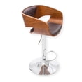 thumbnail image 2 of Banco Co1 chapa Madera piel Pu Grupo Microtec Ajustable Piston Barra Cocina Bar Restaurante pistón desayunador Hidraulico Grupo Microtec moderno, 2 of 3