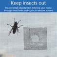 thumbnail image 4 of UHIAGREE 2in x 16.4ft Window Screen Repair Tape, Strong Adhesive & Waterproof Mesh Patch (Black), 4 of 7